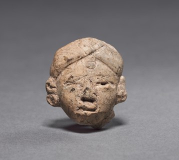 Figurine Head, c. 600-200 BC. Creator: Unknown.