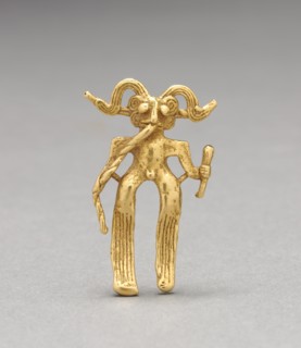 Figurine Pendant, c. 1000-1500. Creator: Unknown.
