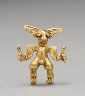 Figurine Pendant, c. 1000-1550. Creator: Unknown.