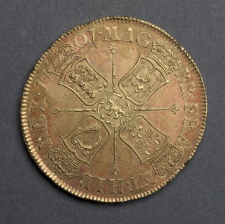 Five Guineas (reverse), 1701. Creator: Unknown.