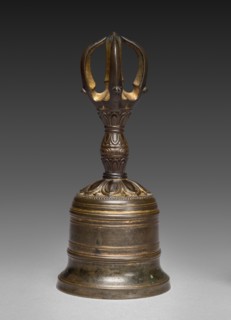 Five-pronged Vajra Bell (Gokorei), c. 1300-1333. Creator: Unknown.
