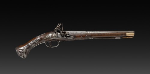 Flintlock Pistol, 1788. Creator: Unknown.
