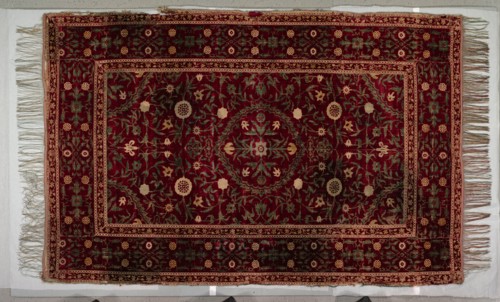 Floorspread with medallion pattern, 1650-1700. Creator: Unknown.
