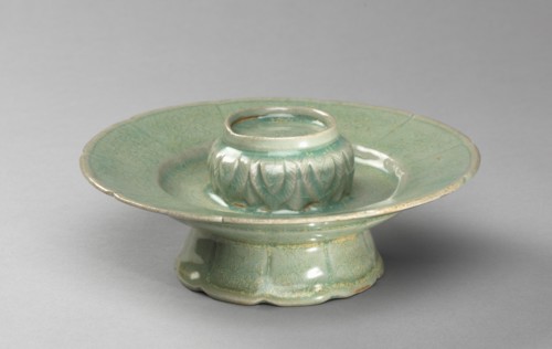 Floral-shaped Cup Stand, 1200s. Creator: Unknown.
