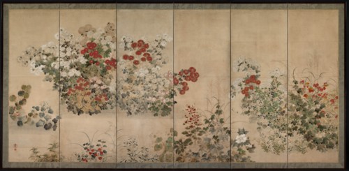 Flowers of the Four Seasons, mid-1600s. Creator: Kitagawa S?setsu (Japanese, active 1639-50).