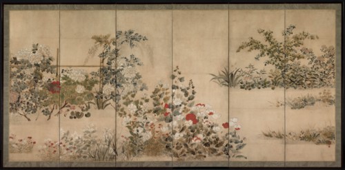 Flowers of the Four Seasons, mid-1600s. Creator: Kitagawa S?setsu (Japanese, active 1639-50).