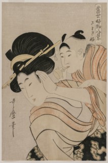 Fond of Noise from the series Eight Views of Favorite Things of Today?s World, late 1790s. Creator: Kitagawa Utamaro (Japanese, 1753?-1806).