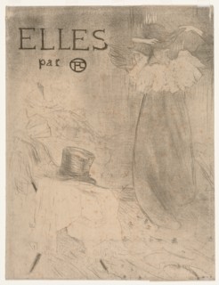 Folder for Frontispiece of Elles, 1896. Creator: Henri de Toulouse-Lautrec (French, 1864-1901).