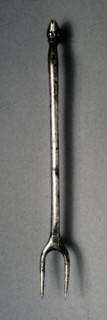 Fork with Animal Hoof Finial (Ornament), 300s. Creator: Unknown.