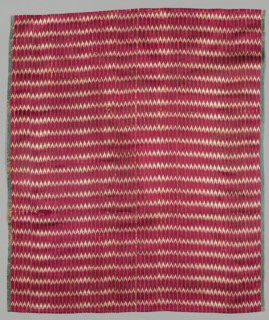 Fragment (Mashru: Textile made for Muslim Market), 1800s - early 1900s. Creator: Unknown.