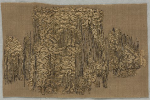 Fragment (Xilins in Bulb Palmettes), 1200s - 1300s. Creator: Unknown.