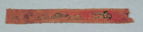 Fragment from a Child's Tunic: Clavus II, 600s - 700s. Creator: Unknown.