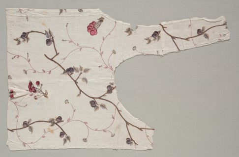 Fragment of a Bodice, c. 1775. Creator: Unknown.