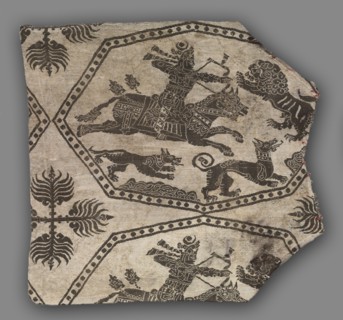 Fragment of a Caftan, 935-1055. Creator: Unknown.