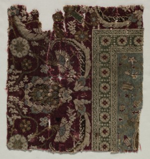 Fragment of a Carpet, 16th century (?). Creator: Unknown.