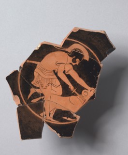 Fragment of a Kylix, c. 490-480 BC. Creator: Unknown.
