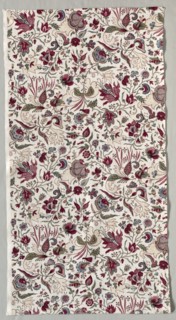 Fragment of a Quilted Skirt, c. 1785. Creator: Unknown.