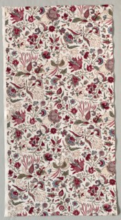 Fragment of a Quilted Skirt, c. 1785. Creator: Unknown.