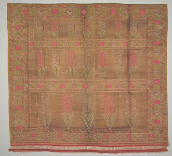 Fragment of a Sari, 1700s - 1800s. Creator: Unknown.