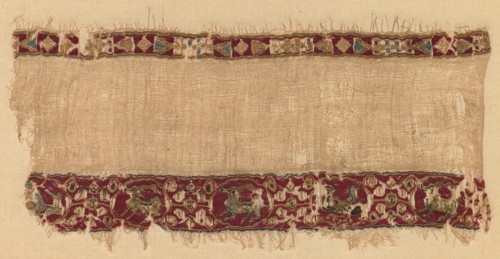 Fragment of a Tiraz-Style Textile, late 1000s. Creator: Unknown.