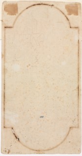 Fragment of an Arch (tracing from recto) (verso), first half 1700s. Creator: Andrea Locatelli (Italian, 1695-1741).