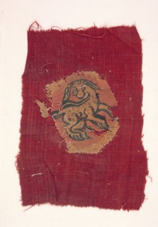 Fragment of an Oval Segmentum, 600s - 700s. Creator: Unknown.
