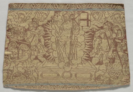 Fragment of Band Showing Resurrection, 1500s. Creator: Unknown.