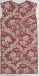 Fragment of Brocaded Silk, 18th century. Creator: Unknown.