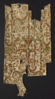 Fragment of Brocaded Velvet, 16th century. Creator: Unknown.