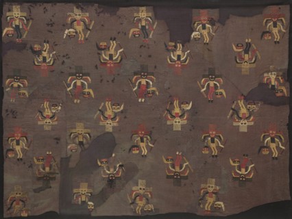 Fragment of Embroidered Cloth, c. 300-100 B.C.. Creator: Unknown.