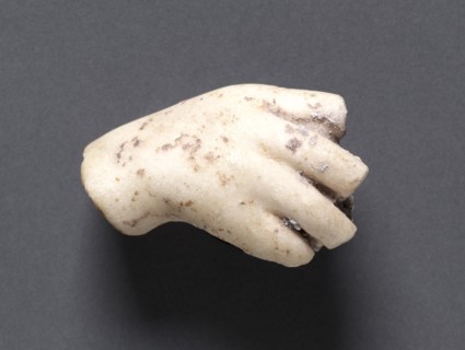 Fragment sent with "Dancing Lady": Fragment of a Proper Right Hand, c. 50 BC. Creator: Unknown.