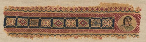 Fragment, an Ornamental Band, 500s. Creator: Unknown.