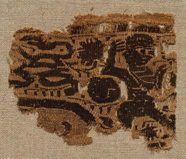 Fragment, Part of an Ornament from a Garment, 500s. Creator: Unknown.