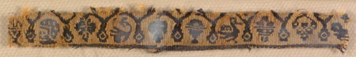Fragment, Sleeve Ornament from a Tunic, 500s - early 600s. Creator: Unknown.