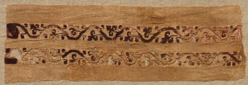 Fragment, with Sleeve Band, from a Tunic, 300s - 500s. Creator: Unknown.
