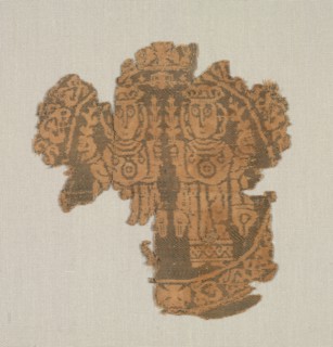 Fragmentary Roundel, Segmentum from a Tunic, late 8th-early 9th century. Creator: Unknown.