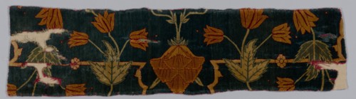 Fragments of a Carpet, 1600-1650. Creator: Imperial Manufactory (Indian).