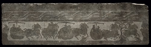 Funerary Relief with Chariot Procession, 2nd Century. Creator: Unknown.