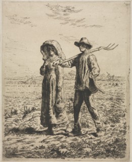 Going to work. Creator: Jean-François Millet (French, 1814-1875).