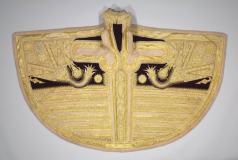 Gold-Thread Embroidered Garment for a Woman, late 1800s. Creator: Unknown.