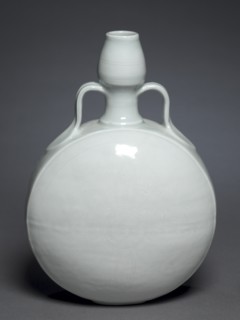 Gourd Flask with Floral Medallion, 1403-1424. Creator: Unknown.