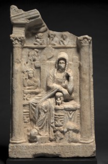 Grave Stele (Relief), c. 50 BC. Creator: Unknown.
