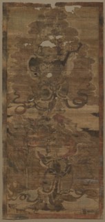 Guardian Kings: Dhrtarastra and Virupaksa, 1st half of 1300s. Creator: Unknown.