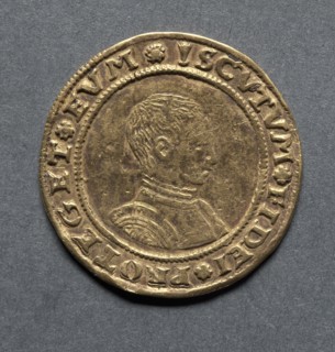 Half Sovereign (obverse), 1549-1550. Creator: Unknown.