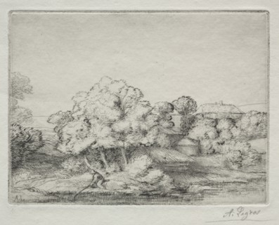 Hamlet near the Lake (Hameau près du Lac). Creator: Alphonse Legros (French, 1837-1911).