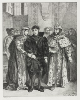 Hamlet, 1834. Creator: Eugène Delacroix (French, 1798-1863).