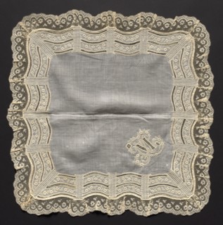 Handkerchief, 1800s. Creator: Unknown.