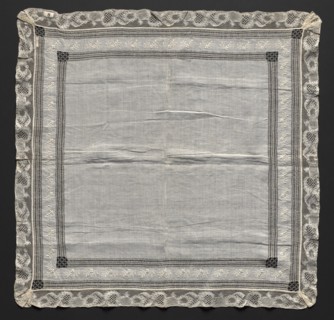 Handkerchief, 1800s. Creator: Unknown.