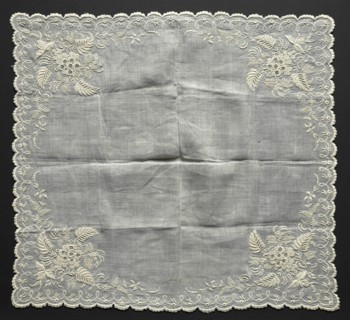 Handkerchief, 1857. Creator: Unknown.