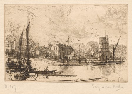 Harry Kelly's, Putney, 1865-1866. Creator: Francis Seymour Haden (British, 1818-1910).
